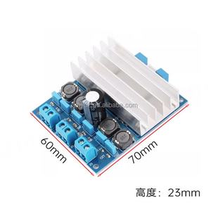 Carte d'amplificateur numérique double canal haute puissance TDA7492 50W * 2, connectable en parallèle et en pont pour une puissance totale de 100W - Product Image 4