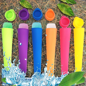 Molde de silicona cuadrado reutilizable de 6 capacidades para cubitos de hielo, ecológico, marca OEM personalizada, modelo manual DL-B608, venta al por mayor - Product Image 2