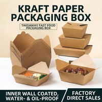Boîtes à sushi rigides haut de gamme jetables, écologiques, recyclables, imperméables, en papier kraft estampé et gaufré, pour bonbons et chewing-gums