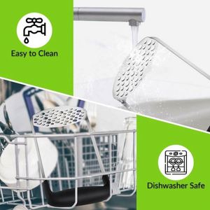 Stainless Steel Manual Press Food Durable Non-break Handle Rust-proof Dishwasher Safe <b>Kitchen</b> <b>Gadgets</b> Custom logo - Product Image 2