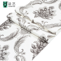 Catalogue de papiers peints en PDF, design de décoration intérieure, design carré pour café