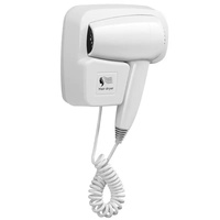 Sèche-cheveux professionnel mural 1200W à moteur DC, 3 vitesses, avec diffuseur en plastique, séchage rapide à l'air chaud, portable, protection contre la surchauffe