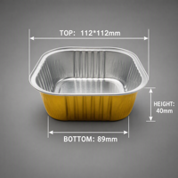 Contenants alimentaires rectangulaires en aluminium coloré professionnels Wanhao avec couvercles, emballages jetables à emporter, vente en gros OEM