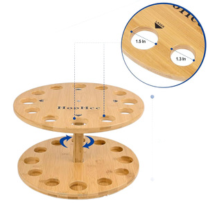 Soporte de Almacenamiento Giratorio de 360 Grados de Doble Uso HooHcc para Cañas de Pescar y Palos de Billar - Product Image 5