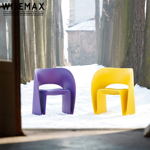 Meubles de patio d'extérieur en <span class=keywords><strong>plastique</strong></span>, chaise de jardin, <span class=keywords><strong>fauteuil</strong></span> de salle à manger, chaise en <span class=keywords><strong>plastique</strong></span> coloré pour restaurant et café, noir et blanc - Product Image 5