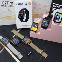 Reloj Inteligente Deportivo C7PRO de Alta Calidad en Oferta 2026, para Hombre y Mujer, Pantalla Táctil, Llamadas Bluetooth, Reloj Inteligente de Moda