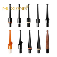 MUXIANG Accessoires de bricolage pour fumeurs 30 styles de tiges de tuyau en forme de cône en acrylique de 9mm avec embouts de tabac pour filtres à fumer