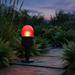 Lampe de jardin en plastique résistante aux intempéries IP65 avec LED et photocellule - Product Image 3