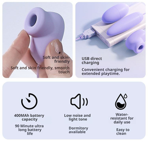 <b>Vibrator</b> Bullet Adult Toys - Double Egg Mini <b>Vibrators</b> Couples Sex Toys, Female Clitoral Stimulator Adult Toy for Woman - Product Image 4