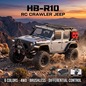 Crawler RC 4WD 1:10 con Motor sin Escobillas Hobbywing, Bloqueo de Diferencial, Control Remoto Proporcional DumboRC 2.4G, Wrangler <span class=keywords><strong>Rubicon</strong></span> SUV R1001 - Product Image 2