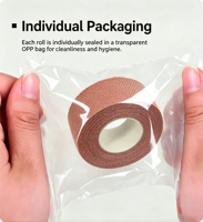 Bande adhésive élastique EAB, bandage sportif résistant, vente en gros de bandages élastiques, bande de maintien élastique