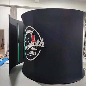 최신 유행 풍선 스노우 글로브 사진 부스 360 스피너 학위 플랫폼 사업 - Product Image 1