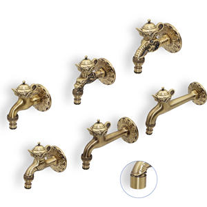 ก๊อกน้ำก๊อกน้ำเย็นแบบเดี่ยวทำจากทองเหลืองโบราณสำหรับระเบียงกลางแจ้งและ<span class=keywords><strong>เครื่อง</strong></span><span class=keywords><strong>ซัก</strong></span><span class=keywords><strong>ผ้า</strong></span>ก๊อกน้ำติดผนังก๊อกน้ำร้อนสไตล์ใหม่ - Product Image 2
