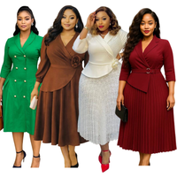 Robe de bureau professionnelle grande taille pour femme, élégante et décontractée, idéale pour le quotidien