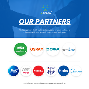 Tianhui UV LED diyotlar lamba 345nm 343nm DIP olsa delik TO39 340 ~ 350nm UV kan analizi için LED Phototherapy25-30 ° - Product Image 6