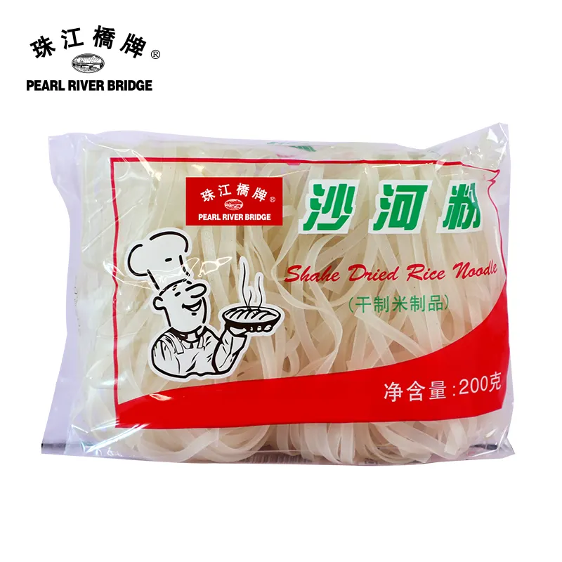 Hot Sale Easy Cook Instant Noodle Rice Vermicelli Pearl River Bridge 200g Shake Dried Rice Noodle 4mm