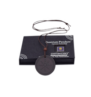 Pendentif quantique Bio Energi Skalar, technologie japonaise, pierre de lave énergétique, colliers pour femmes, pendentifs japonais avec boîte