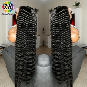 Parrucca di <span class=keywords><strong>capelli</strong></span> umani vergini vietnamiti grezzi da 40 pollici, onda profonda, densità 250%, riccioli birmani, <span class=keywords><strong>capelli</strong></span> indiani vergini, lisci come seta - Product Image 3