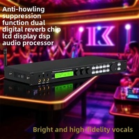 Mikrofon Digital Profesional X5 Upgrade untuk Karaoke, Prosesor Panggung Depan dengan Fitur Prosesor Reverb