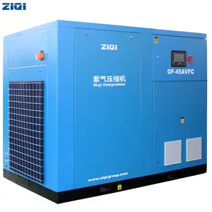 Kompresor udara stasioner daya ac 61 hp 50 HZ luar biasa Tiongkok digunakan dalam industri makanan dengan anyaman Brasil motor ie4