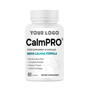 Vitamin & khoáng chất bổ sung calmpro5 viên nang thần kinh với rễ Marshmallow tất cả các công thức tự nhiên hỗ trợ đánh giá thần kinh khỏe mạnh - Product Image 6