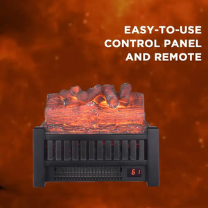 Stufa Elettrica Decorativa Konwin con Telecomando, Effetto Fiamma Realistico, Riduzione delle Tariffe - Product Image 2