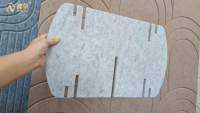 Système modulaire facile à connecter, écrans en feutre pour bureau, cloisons mobiles, panneaux de séparation d'intimité, cloisons acoustiques en PET