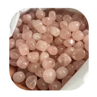 Vente en gros de pierres de guérison en cristal de quartz rose naturel de 20-30 mm, pierres roulées