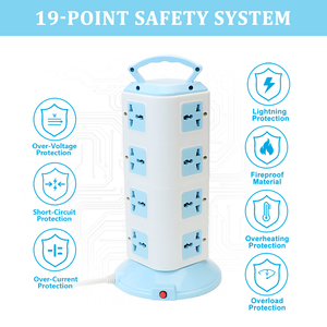 16 Cửa hàng 2 USB mở rộng Hội Đồng Quản trị phổ dọc thiết kế đa cắm điện dải - Product Image 4