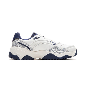 Retro Platform Chunky Sneakers Color Block Synthetic Leather Upper <b>Non</b> <b>Slip</b> Rubber Outsole Lace Up Casual Daily Footwear - Product Image 2