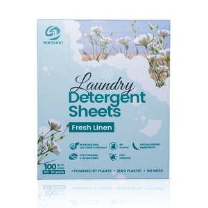 Hojas de Lavandería Ecológicas, Detergente Personalizable, Hojas con Aroma Fresco, Tiras de Detergente Biodegradables para Lavandería - Product Image 4
