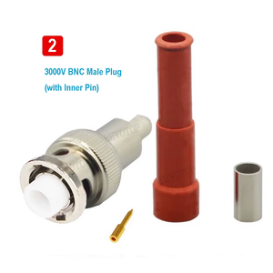 BNC RP-BNC Nam/nữ chất lượng cao <span class=keywords><strong>RF</strong></span> Kết nối đồng trục cho RG58 lmr195 rg223 cáp điện áp cao 3000V/5000V <span class=keywords><strong>shv</strong></span> - Product Image 3