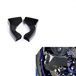 ช่องระบายความร้อนดิสก์เบรกคาร์บอนไฟเบอร์ 3K แบบแห้ง เงา/ด้าน สำหรับ Yamaha YZF-R1 ปี 2020-2024 - Product Image 2