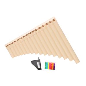 C flauti chiave Pan con 16 fori aperti e adesivi con Note musicali viene fornito con borsa per il trasporto per i musicisti - Product Image 6