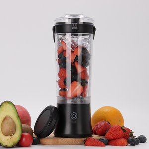Custom Logo Available <b>Portable</b> <b>Blender</b> 500ml USB Rechargeable Electric Fruit Juicer Cup Personal Smoothie Maker Bottle - Product Image 2