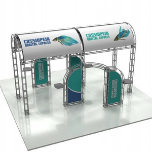 เสาโบลต์อลูมิเนียมสำหรับงานแสดงสินค้าบูธจัดแสดงนิทรรศการการออกแบบโครงสร้างแท่นวางเวทีสำหรับงานแสดงสินค้า - Product Image 2