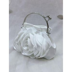 Party <span class=keywords><strong>Prom</strong></span> Rosenförmige Kristall-Handtasche Glitzernde Clutch-Tasche mit Kristallen - Product Image 2