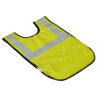 Bavoirs en tissu polyester réfléchissant vert Bande de sécurité et de protection sportive