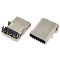 Connecteur USB Type-C Femelle 16 Broches SMT Longueur 10,0 mm Charge Rapide 5A Haute Conductivité Transfert de Données USB 3.0 2/4/6/8/12/14/24 Broches