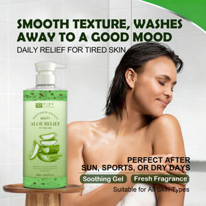 Gel <span class=keywords><strong>de</strong></span> Ducha <span class=keywords><strong>de</strong></span> Aloe Vera 500ml con Ácido Cítrico para Uso Doméstico, Iluminador, Refrescante y Nutritivo para la Piel, <span class=keywords><strong>Precio</strong></span> al por Mayor, OEM - Product Image 6