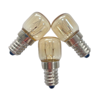 Ampoule de four T22 T25 E14 SES 240V 20W 25W 300 ° Ampoule incandescente résistante à la chaleur pour cuisinière, micro-ondes, hotte de cuisine