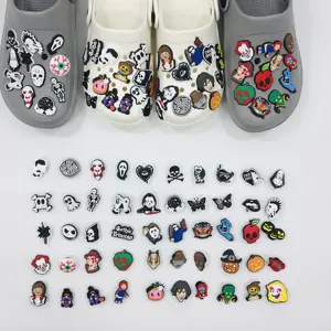 PVC FashionShoe Pendant Horrible série Vários Vilão Imagem Sapato Encantos Ornamento Acessório