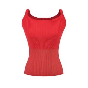 Nuevo Top Corto de Verano para Mujer, Tejido Acanalado, Ajustado, Sin Mangas, Versátil - Product Image 4