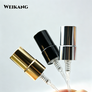 Pulvérisateur à fine brume noir avec capuchon complet en aluminium et plastique, pompe <span class=keywords><strong>de</strong></span> pulvérisation cosmétique pour les soins capillaires et les flacons <span class=keywords><strong>de</strong></span> spray corporel - Product Image 2