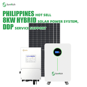 ระบบพลังงานแสงอาทิตย์ครบชุด 10KW 8KW ไฮบริด เฟสเดียว 220V แรงดันต่ำ 8KW สำหรับบ้าน SR -Solis 8K10K- HYS ระบบพลังงานแสงอาทิตย์ US V - Product Image 1