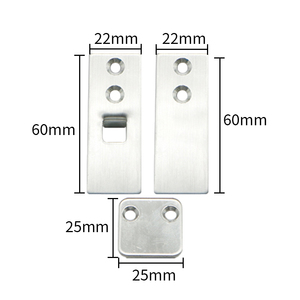 Sellos acústicos automáticos de <span class=keywords><strong>aluminio</strong></span> para puertas pivotantes con rodillos, perfiles inferiores y superiores, y burletes antiruido HL050 - Product Image 5