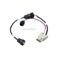 Kabel Rakitan Konektor Inlet Daya AC/DC Panel Mount Kustom IEC C14 C20 Pigtail Internal Konduktor Tembaga Berlapis Timah PVC