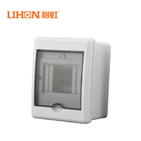 Boîtier de distribution électrique en plastique à 3 voies Lihon, modèle LHAC-3, homologué 220/380V, IP30, montage en surface, intérieur