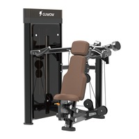 Equipo de Fitness GUWOW, Máquina de Remo Ajustable para Entrenamiento de Cuerpo Completo, Piernas y Pecho, Construcción Duradera, Uso Comercial