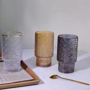 Vương miện cap kín dọc sọc chai thủy tinh cho cocktail Iced cà phê Tequila-Bền Glass cup - Product Image 6